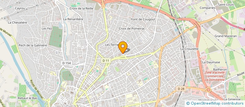 localisation de l'entreprise SEM BATI  BEZIERS