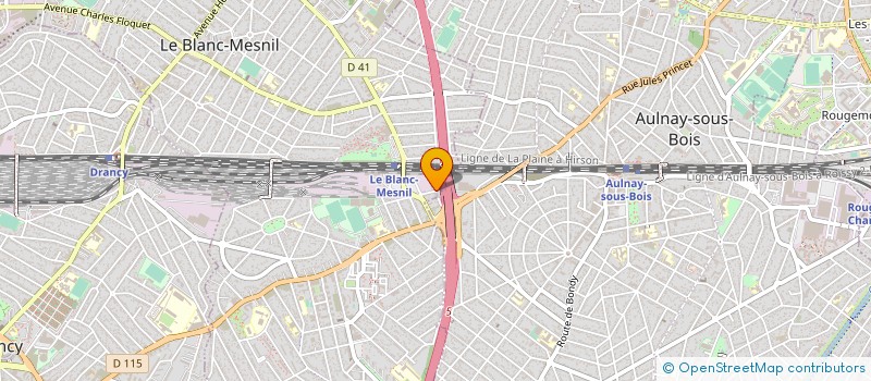 localisation de l'entreprise SEM BICE à LE BLANC-MESNIL