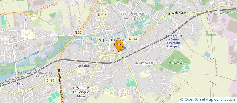 localisation de l'entreprise SEM CONSTRUCTION à ARPAJON