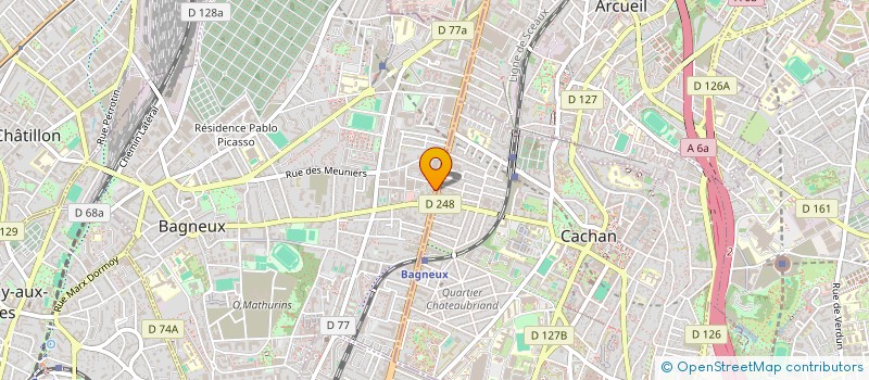 localisation de l'entreprise SEM DIFFUSION à BAGNEUX