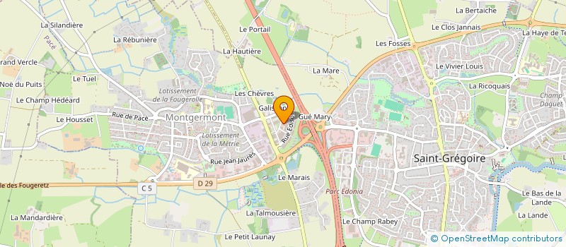 localisation de l'entreprise SEM DIFFUSION à MONTGERMONT