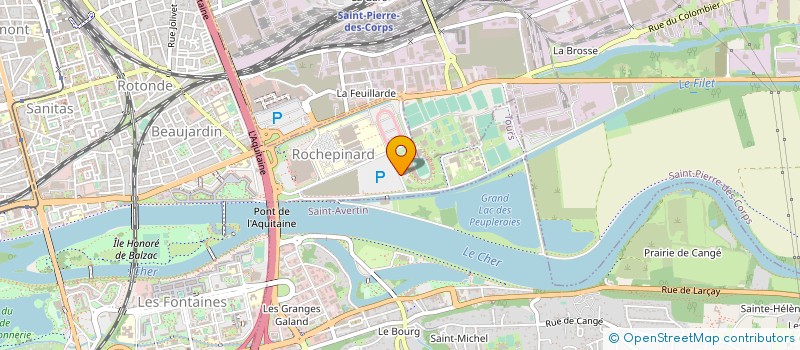 localisation de l'entreprise SEM DU FC TOURS à TOURS