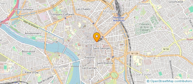 localisation de l'entreprise SEM E SEREM  TOULOUSE