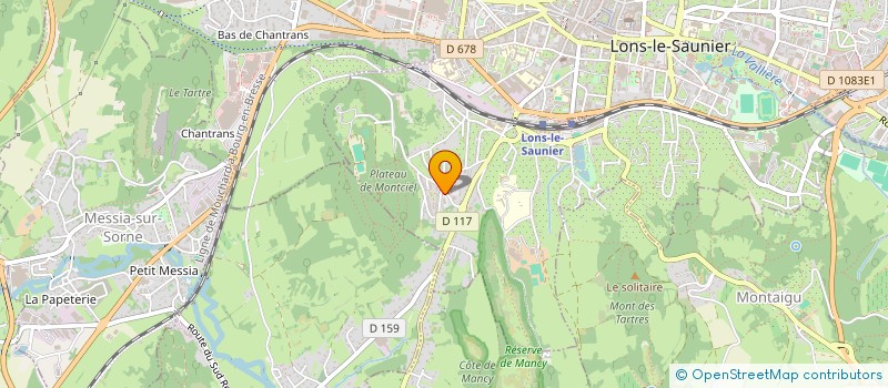 localisation de l'entreprise SEM ENERGIES RENOUVELABLES CITOYENNE  LONS-LE-SAUNIER