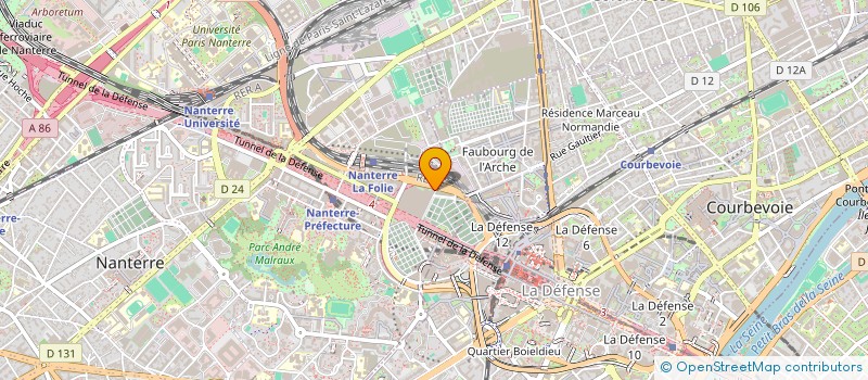 localisation de l'entreprise SEM-ENERGIES92  NANTERRE