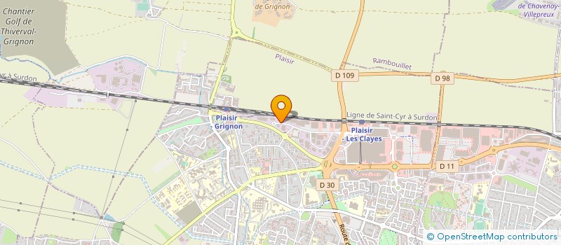 localisation de l'entreprise SEM ESPACES VERTS à PLAISIR