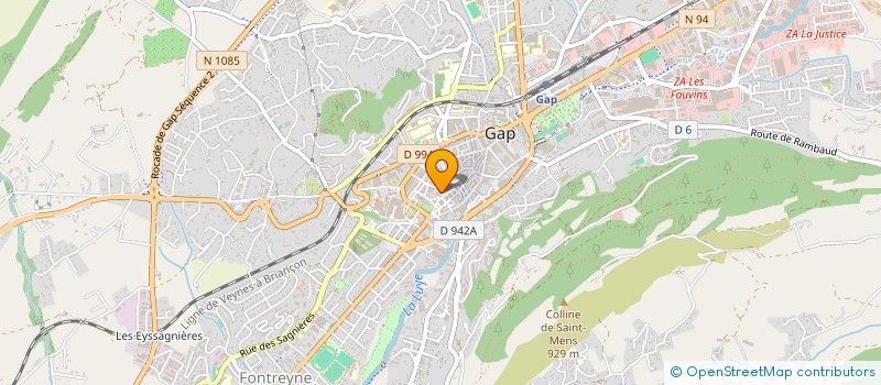 localisation de l'entreprise SEM HAUTES ALPES ENERGIES à GAP