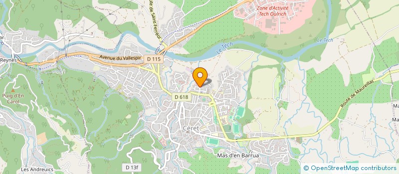 localisation de l'entreprise SEM I SEREM à CERET