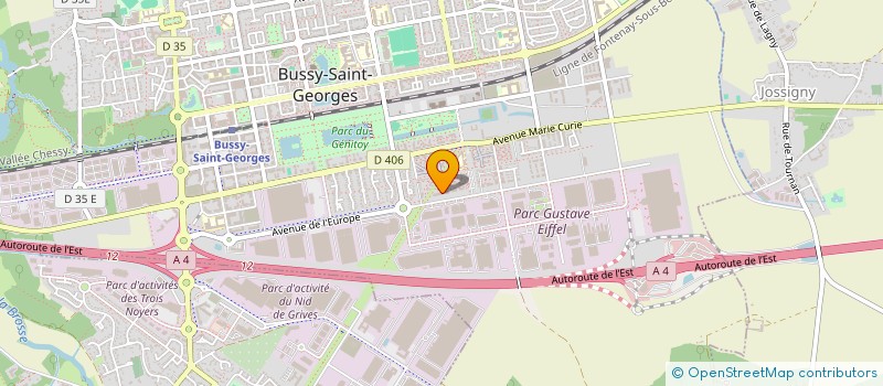 localisation de l'entreprise SEM IMMOBILIER  BUSSY-SAINT-GEORGES