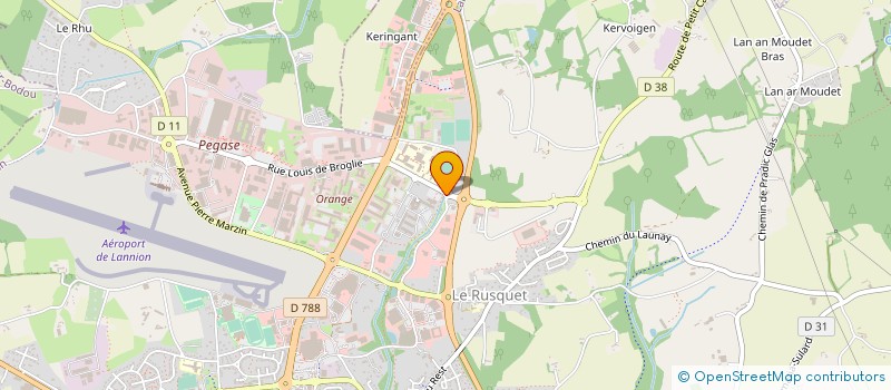localisation de l'entreprise SEM LANNION TREGOR à LANNION