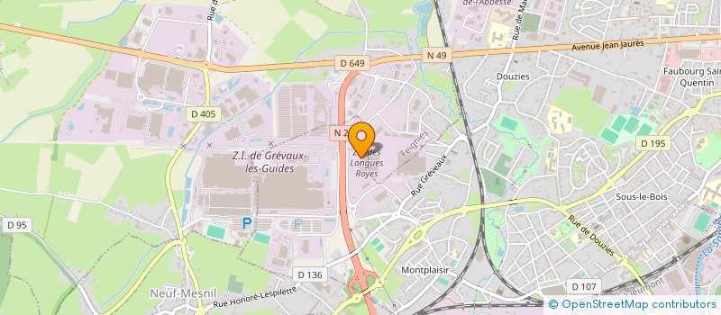 localisation de l'entreprise SEM MENUISERIES  MAUBEUGE