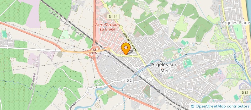 localisation de l'entreprise SEM.PER TRAVAUX à ARGELES-SUR-MER