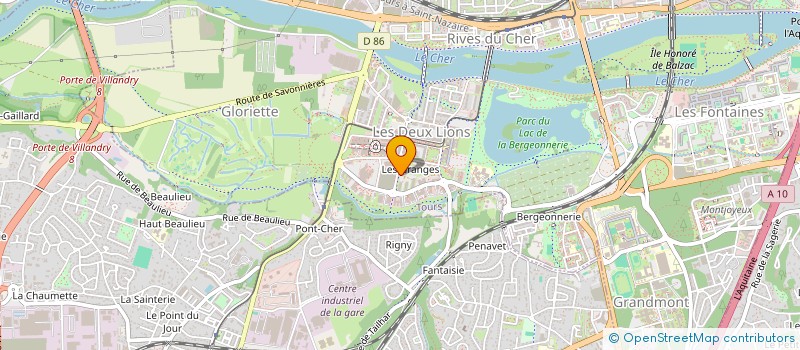 localisation de l'entreprise SEM SOCIETE D'EQUIPEMENT DE LA TOURAINE INVESTISSEMENT  TOURS