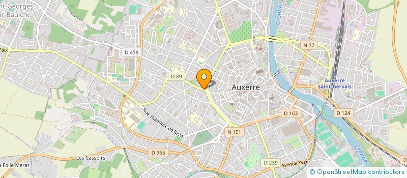 localisation de l'entreprise SEM YONNE ENERGIE à AUXERRE