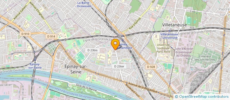 localisation de l'entreprise SEMA à EPINAY-SUR-SEINE
