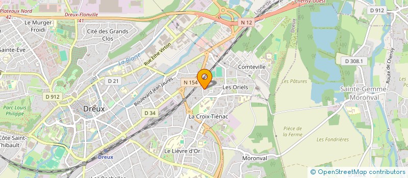 localisation de l'entreprise SEMA à DREUX