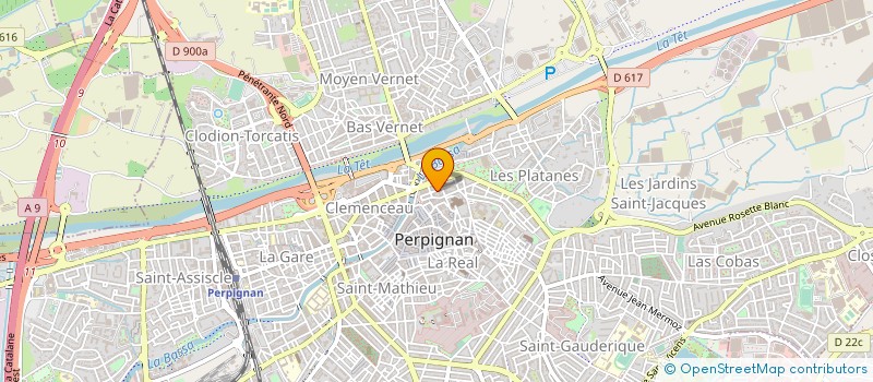 localisation de l'entreprise SEMA 66  PERPIGNAN
