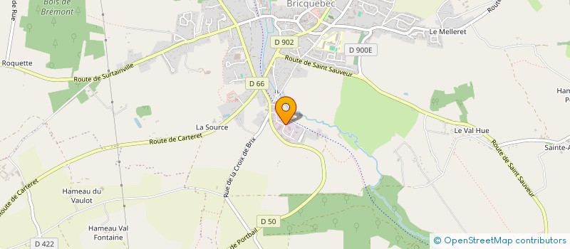 localisation de l'entreprise SEMA  BRICQUEBEC-EN-COTENTIN