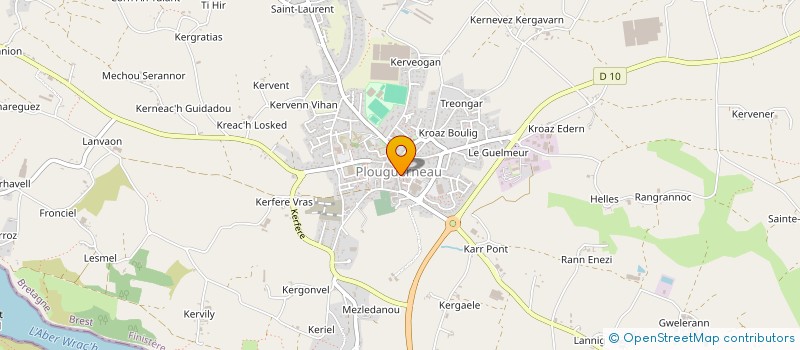 localisation de l'entreprise SEMA  PLOUGUERNEAU