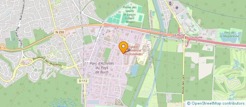 localisation de l'entreprise SEMA  LA TESTE-DE-BUCH