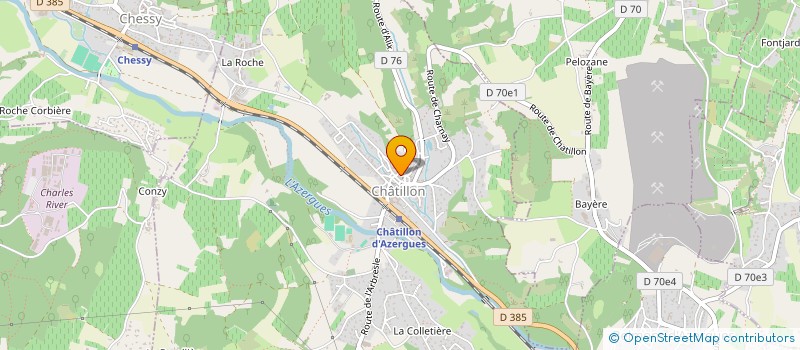 localisation de l'entreprise SEMA  CHATILLON