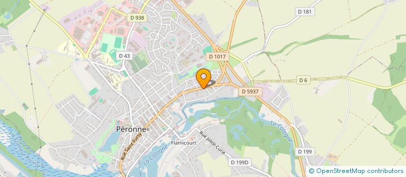localisation de l'entreprise SEMA à PERONNE