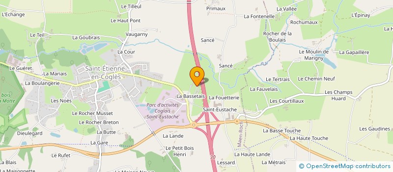 localisation de l'entreprise SEMA  MAEN ROCH