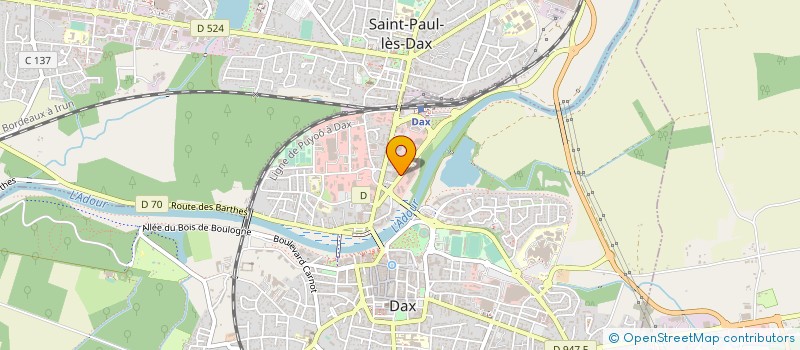 localisation de l'entreprise SEMA DIFFUSION à DAX