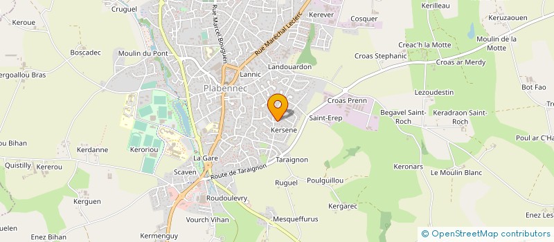 localisation de l'entreprise SEMA PAYSAGE à PLABENNEC