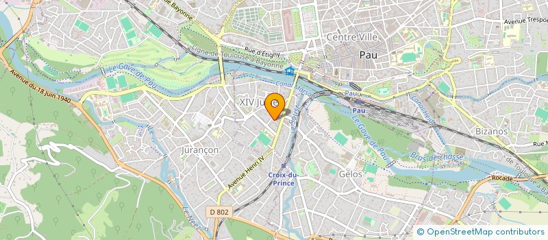 localisation de l'entreprise SEMA'SOLUTION à PAU