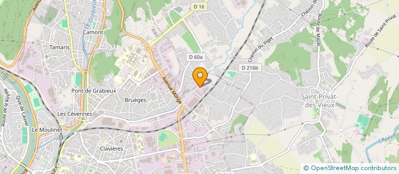 localisation de l'entreprise SEMAAC - SOCIETE D'ECONOMIE MIXTE DES ABATTOIRS ALES-CEVENNES à ALES