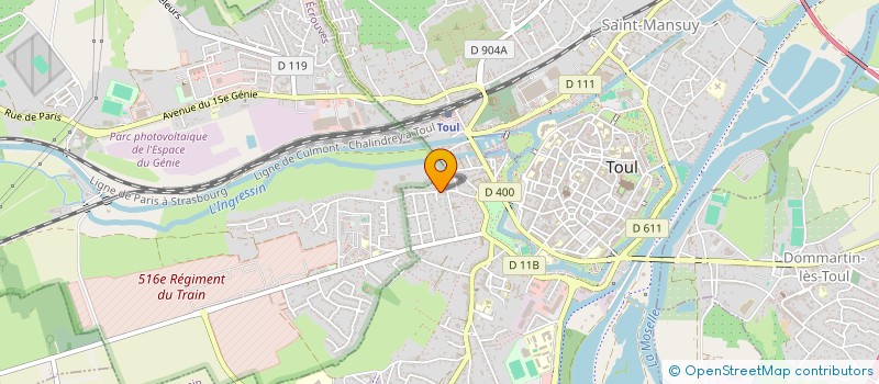 localisation de l'entreprise SEMAB  TOUL