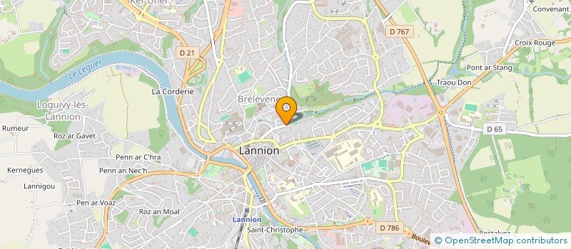 localisation de l'entreprise SEMAC NORD à LANNION