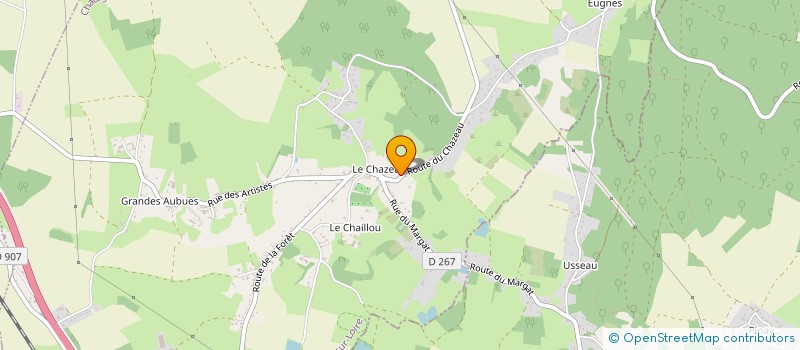 localisation de l'entreprise SEMACLE  CHAULGNES