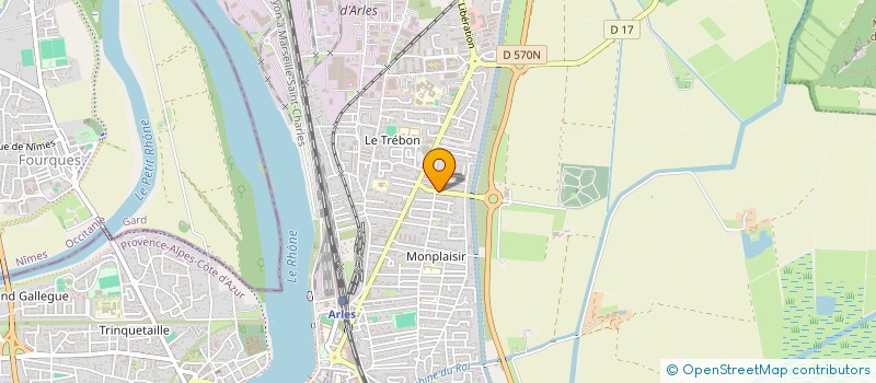 localisation de l'entreprise SEMACO à ARLES