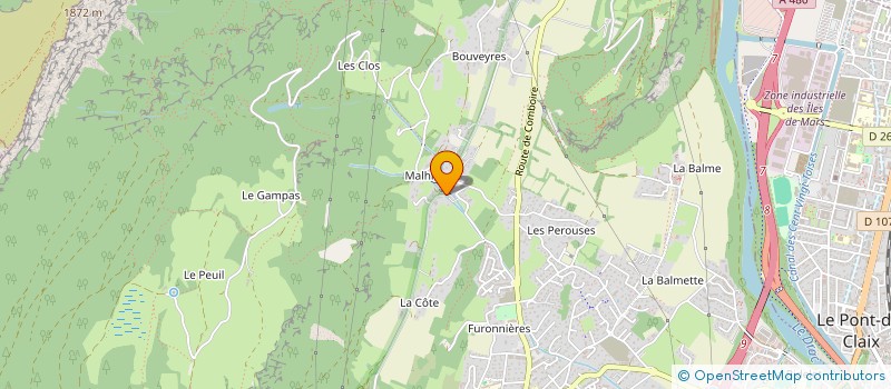 localisation de l'entreprise SEMACRI  CLAIX