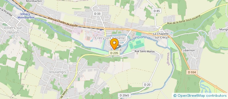 localisation de l'entreprise SEMAD  CRECY-LA-CHAPELLE