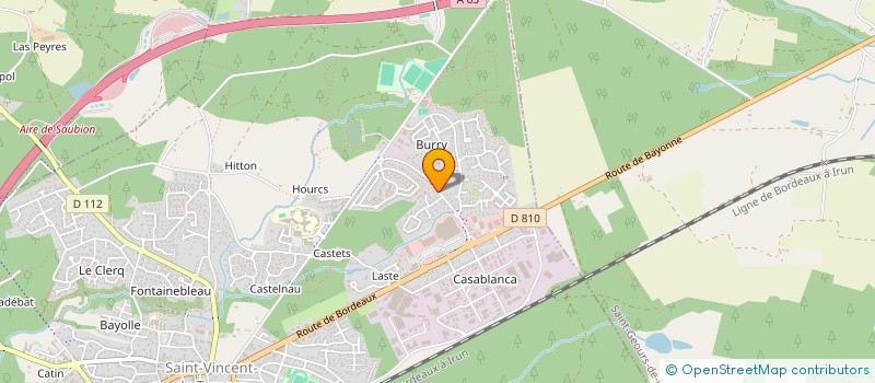 localisation de l'entreprise SEMADIA à SAINT-VINCENT-DE-TYROSSE