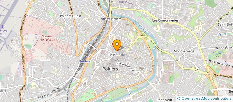 localisation de l'entreprise SEMADIS  POITIERS