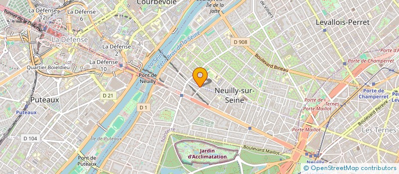 localisation de l'entreprise SEMADJ à NEUILLY-SUR-SEINE