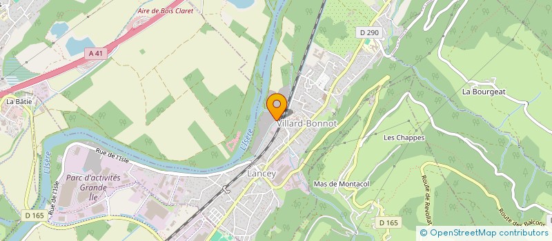 localisation de l'entreprise SEMADRAG à VILLARD-BONNOT