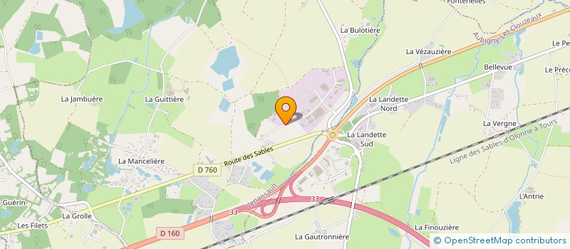 localisation de l'entreprise SEMAF  VENANSAULT