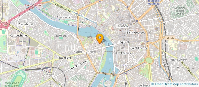 localisation de l'entreprise SEMAFI  TOULOUSE