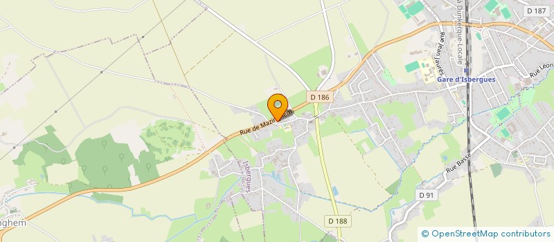 localisation de l'entreprise SEMAFLOVAL  ISBERGUES