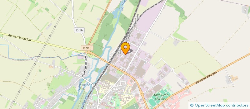 localisation de l'entreprise SEMAGRA à ISSOUDUN