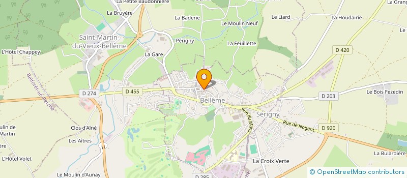 localisation de l'entreprise SEMAINE DE L'ECRITURE à BELLEME