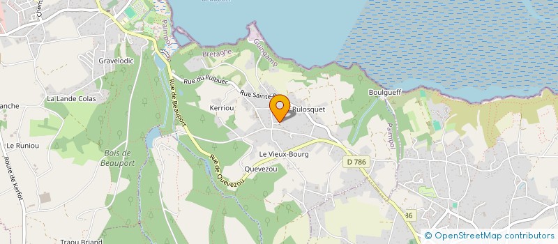 localisation de l'entreprise SEMAJ  PAIMPOL