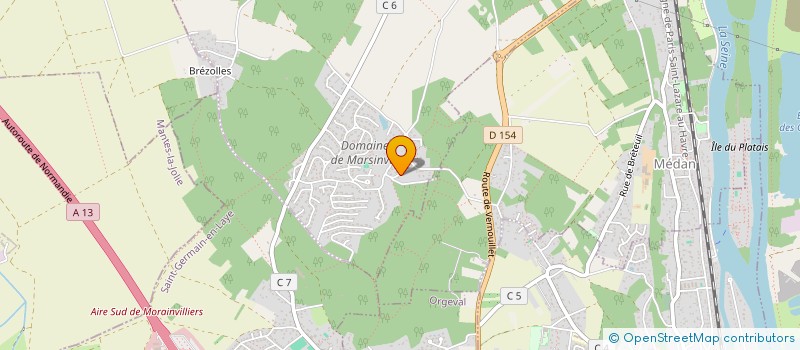 localisation de l'entreprise SEMAJU INVESTISSEMENTS  VERNOUILLET