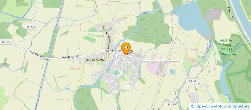 localisation de l'entreprise SEMAK  OBENHEIM