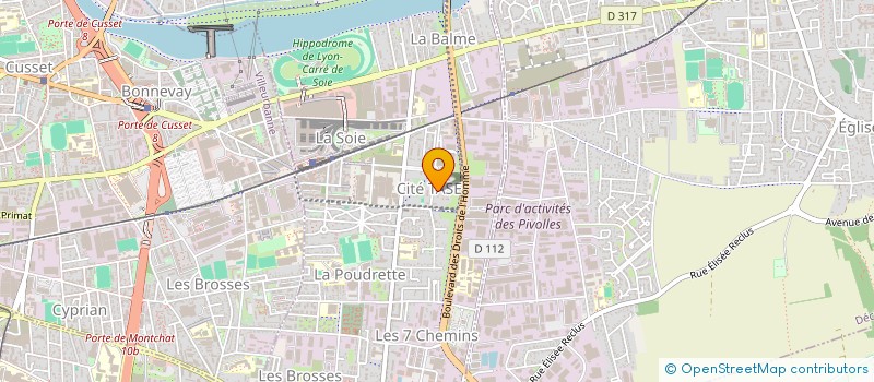 localisation de l'entreprise SEMAKDJI MONIR TAXI  VAULX-EN-VELIN